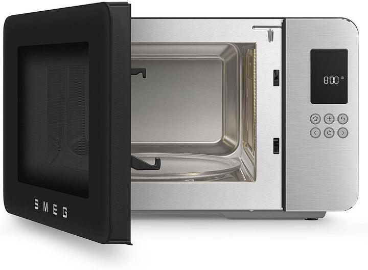 Smeg Forno a Microonde con grill MOC01BLMEU Schwarz, Schwarz