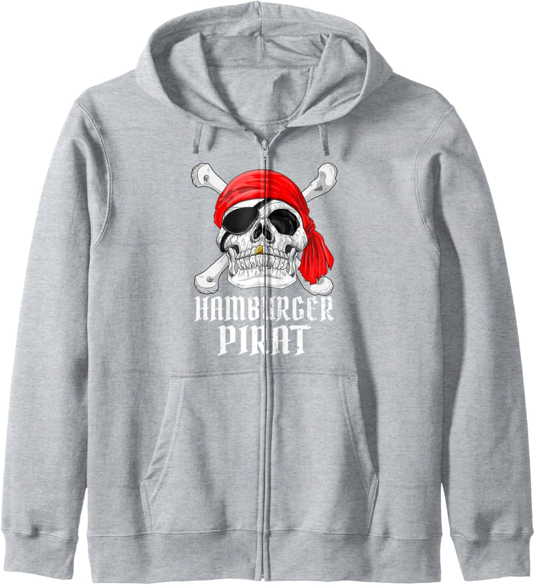 Hamburger Piraten Crew Pirat Kostüm Fastnacht Fasching Kapuzenjacke