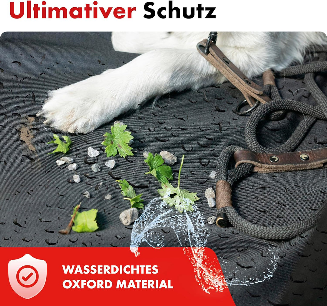 Walser Autoschondecke Hund Rücksitz Nero, Universal Auto Hundedecke Rücksitz, Autoschondecke Hund, A