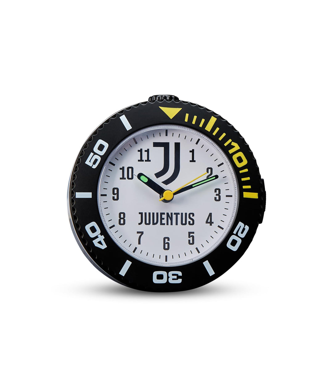 Seven Juventus Analoger Quarz-Wecker mit durchgehendem Uhrwerk, offizielles Produkt, Geschenkidee fü