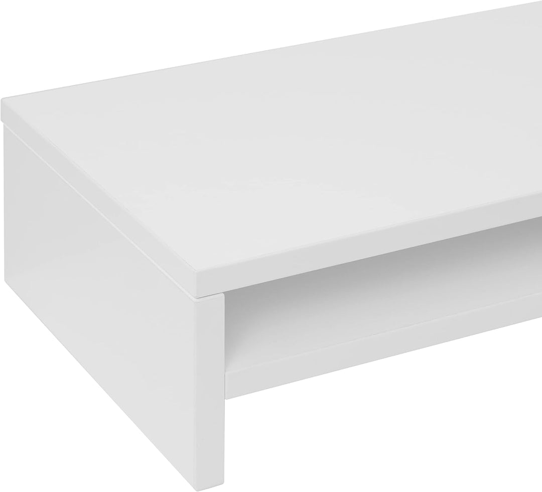 boho office® ergonomischer Monitoraufsatz, Bildschirmerhöhung, Monitorständer, Tischaufsatz mit viel
