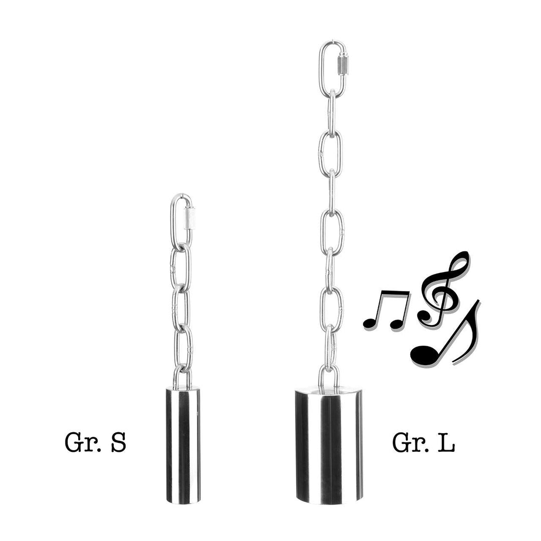 HappyBird | Glocke L aus Edelstahl für alle Sittiche und Papageien - Vogelglöckchen unzerstörbar