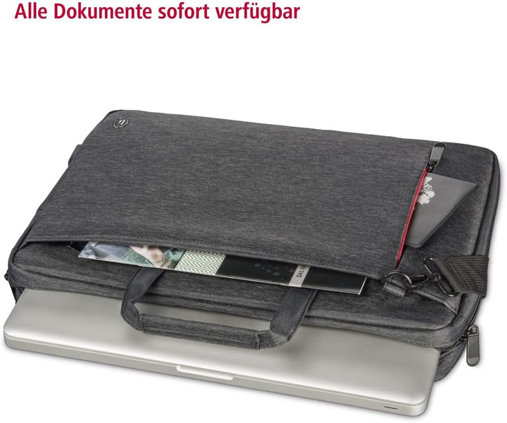 Hama Unisex Manchester Notebook Tasche (1er Pack) 17,3'' / 44 cm Schwarz, 17,3'' / 44 cm Schwarz