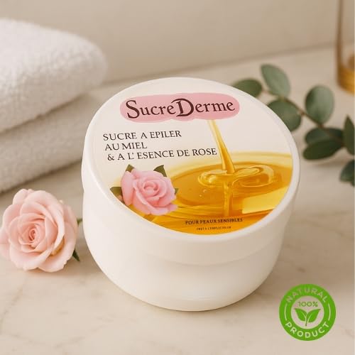 Sugaring Zuckerpaste, Natürliche Haarentfernung – Empfindliche Haut & Empfindliche Bereiche – Leicht