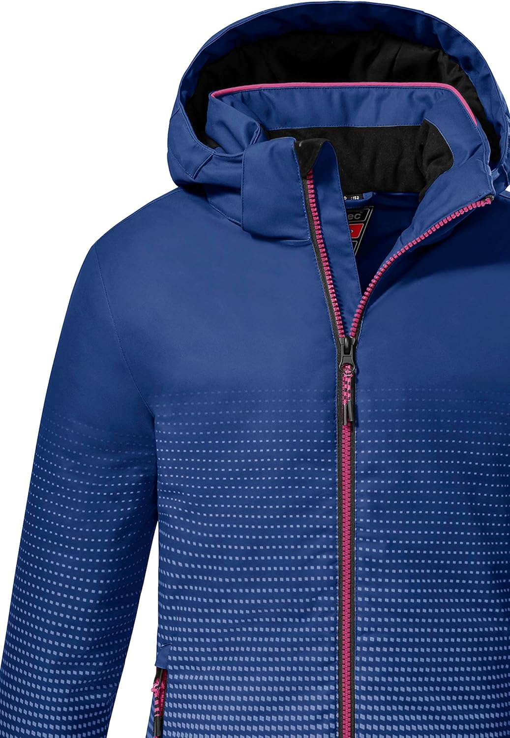 Killtec Mädchen Ksw 158 Grls Ski Jckt Skijacke/Funktionsjacke mit Kapuze und Schneefang 128 mittelbl