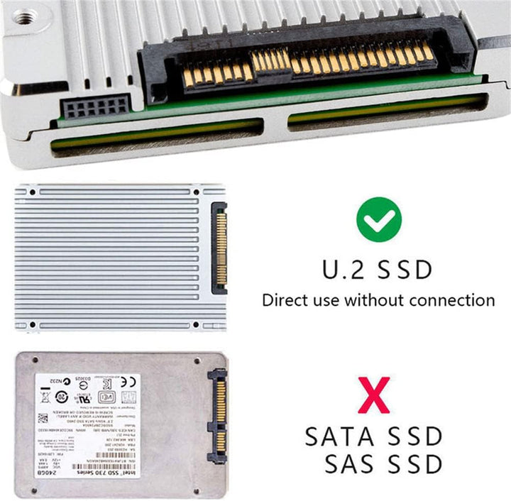 xiwai U.2 U2 SFF-8639 auf Slimline SFF-8654 4i NVME PCIe SSD Kabel für Mainboard SSD 750 p3600 p3700