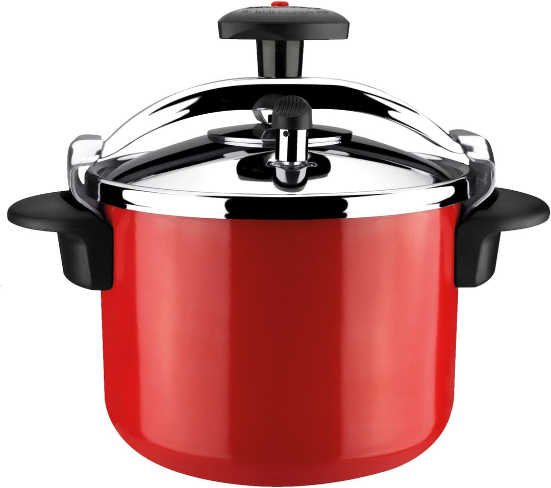 Magefesa 01OPCASTR06 01OPCASTR06 Schnellkochtopf Castell rot 6 l, Keramik