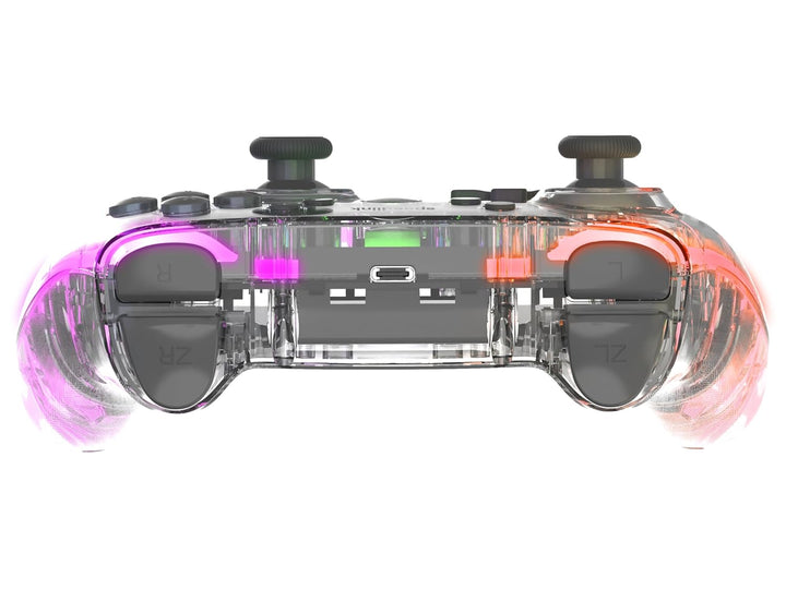 Speedlink RAIT NX RGB Gamepad - Controller PC wireless Bluetooth oder USB, Hall Effekt Sensoren, tra