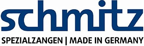 Spitzzange 140mm - schmitz 4203HS22 - gebogene, lange Greif-Backen ohne Verzahnung - ESD - EGB - Dis