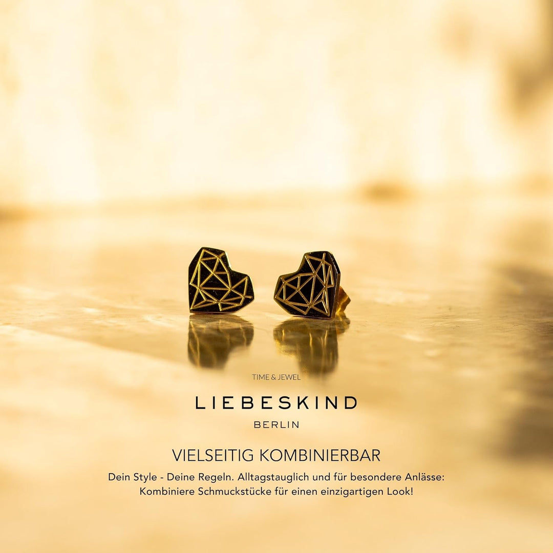 LIEBESKIND BERLIN Damen-Collier Edelstahl Silber Single, Silber Single
