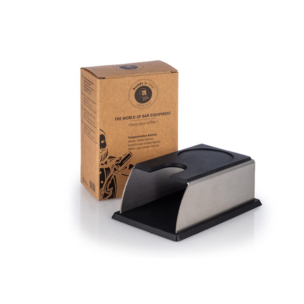 Barista Edition, Premium Tamperstation für alle Tampergrössen, 14 x 7/9 cm, H: 5,5 cm, Andrückstatio