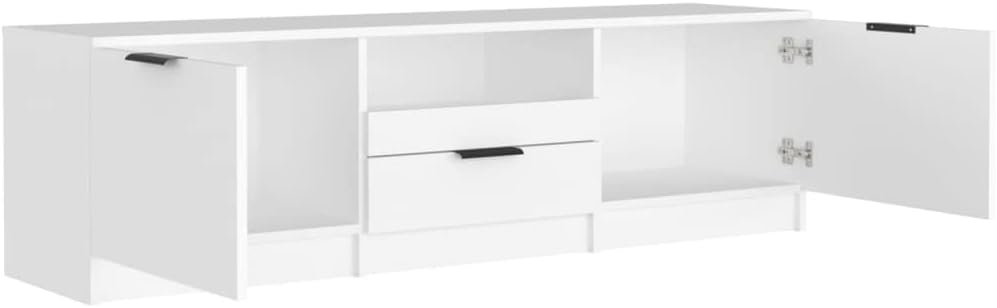 vidaXL TV-Schrank Weiss 140x35x40 cm Holzwerkstoff