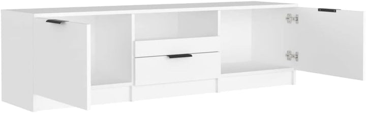 vidaXL TV-Schrank Weiss 140x35x40 cm Holzwerkstoff