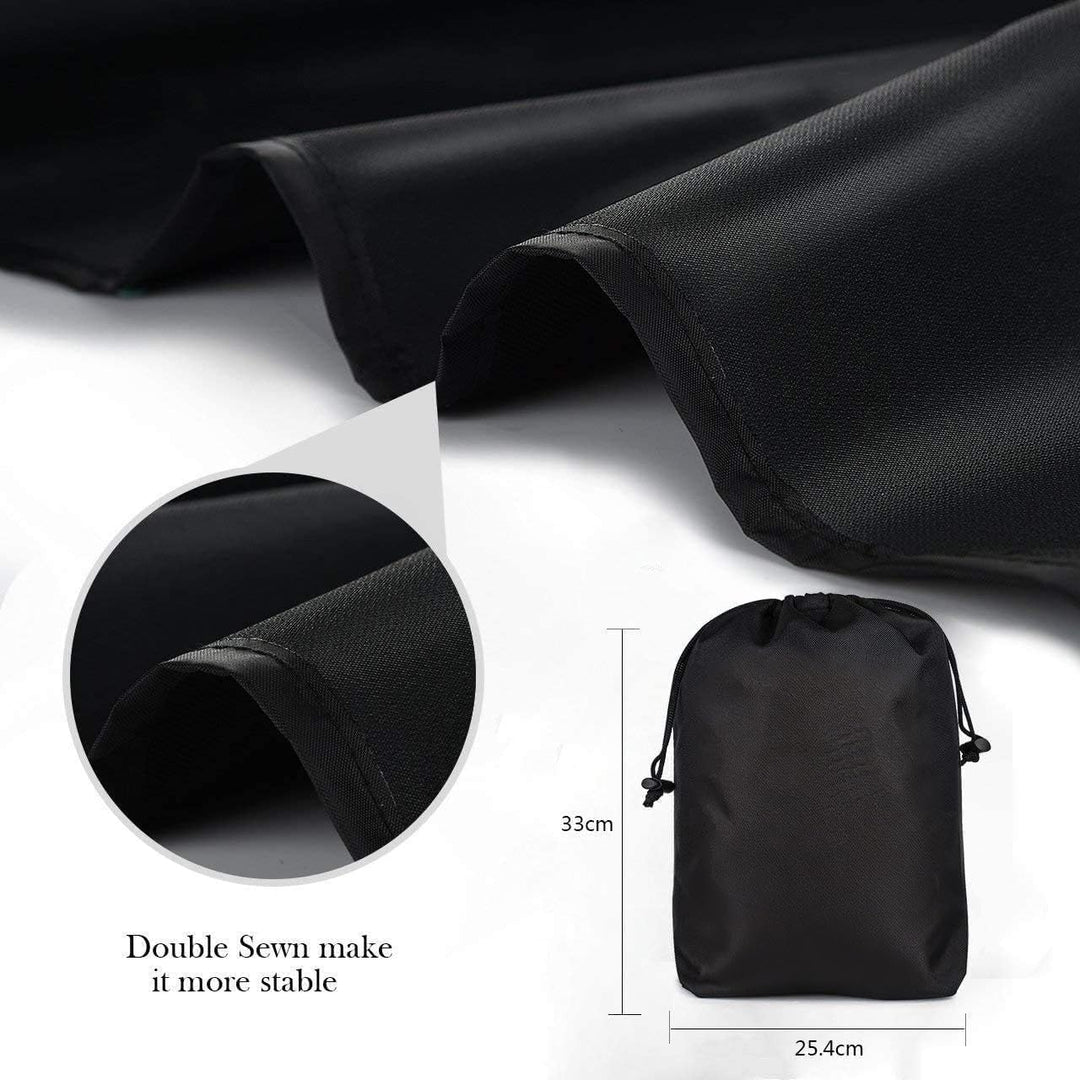 Grill Abdeckhaube, Grillabdeckung Wasserdicht BBQ Cover Schutzhuelle Haube Grill Abdeckplane für Bri