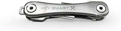 KeySmart Rugged - Multi-Tool Schlüsselhalter mit dem Flaschenöffner und Taschen Clip (bis zu 14 Schl