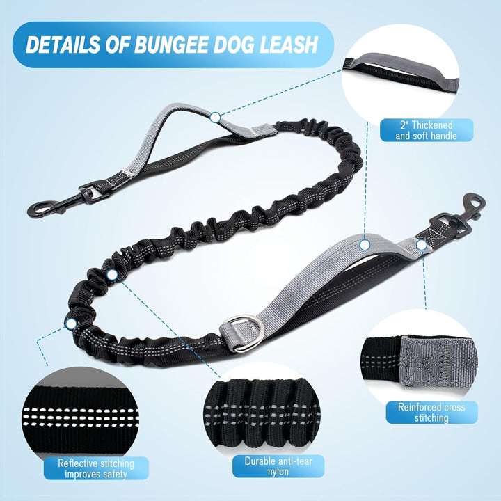 Leckerlitasche für Hunde, Bauchtasche für Hunde Zubehör-Leckerlibeutel mit Kotbeutelspender, reflekt