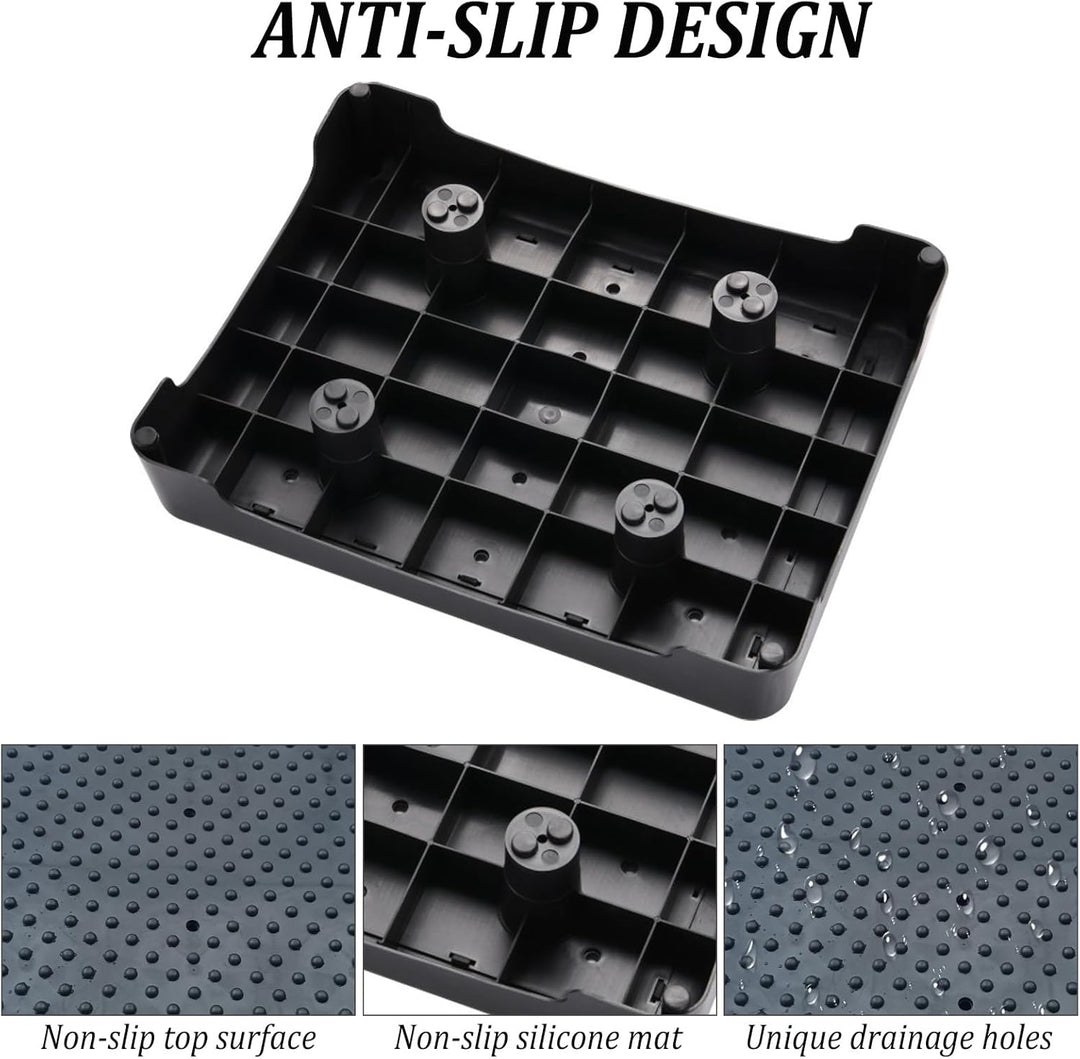 Anti-Rutsch Halbstufe, One Step Stool für Senioren, Tragbare Tritthocker Bis 200 Kg, Stapelbare Halb