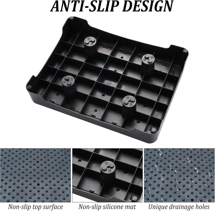 Anti-Rutsch Halbstufe, One Step Stool für Senioren, Tragbare Tritthocker Bis 200 Kg, Stapelbare Halb