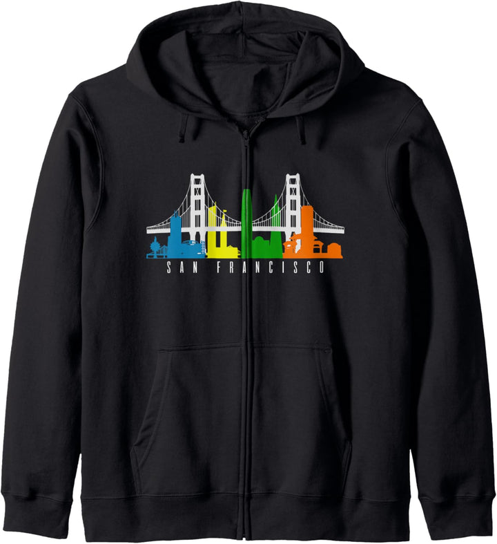 San Francisco California Kalifornien USA Amerika Souvenir Kapuzenjacke