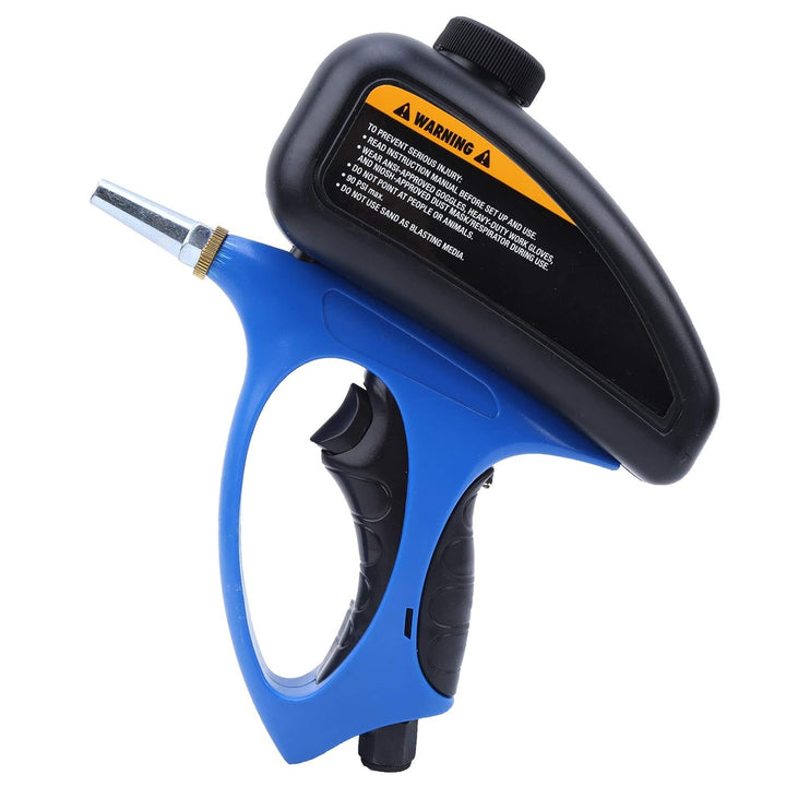 Fafeicy ABS Handlicher Sandstrahler, 510ml, 90PSI, 23,3 cm Länge, mit Schnellkupplung
