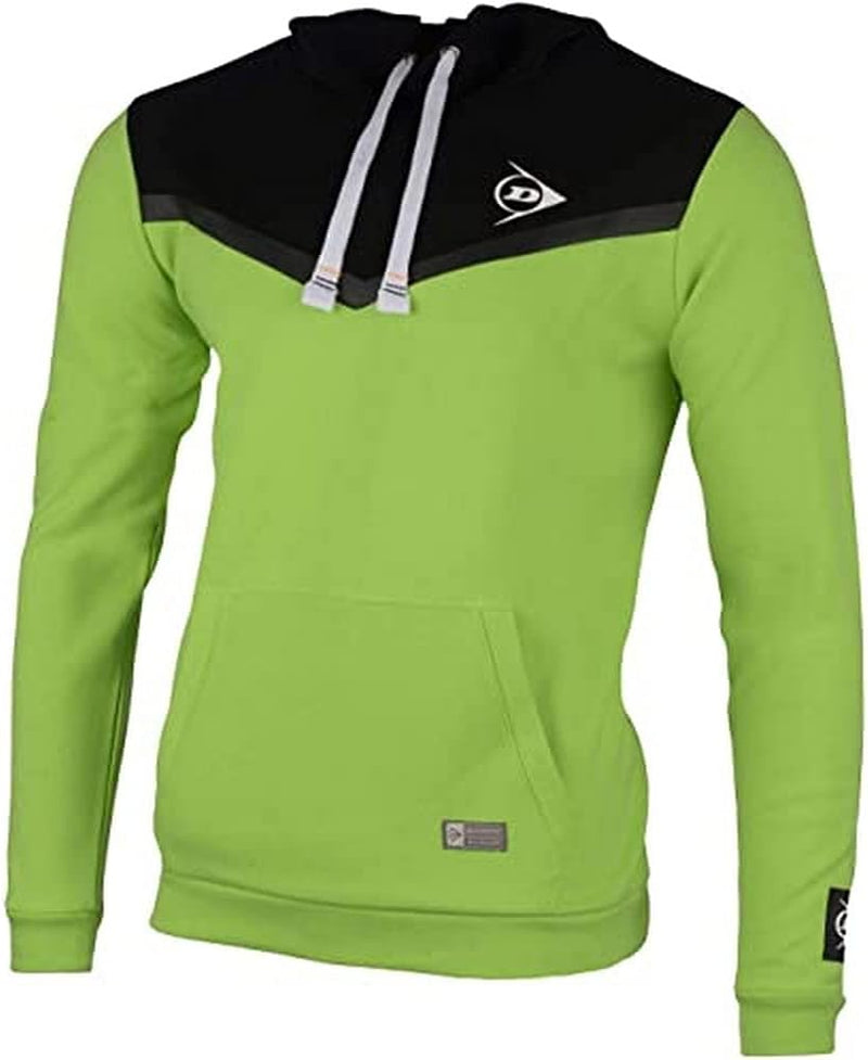 Dunlop Sports Kinder Essential Line Kids Hooded Sweat 128 Hellgrün/Anthrazit, 128 Hellgrün/Anthrazit