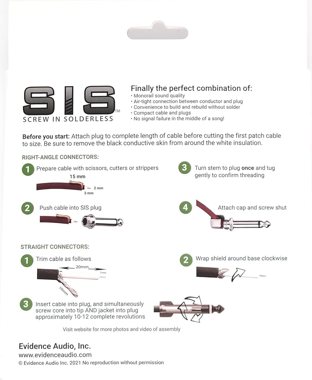 Evidence Audio SIS KIT