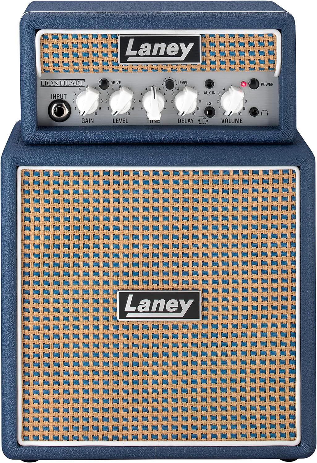 Laney MINISTACK - Batteriebetriebene Gitarren Amp mit Smartphone-Schnittstelle - Lionheart Edition L