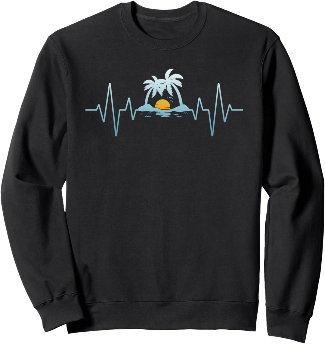 Herzschlag Kreuzfahrtschiff Kreuzfahrt Kreuzfahrtschiff Sweatshirt