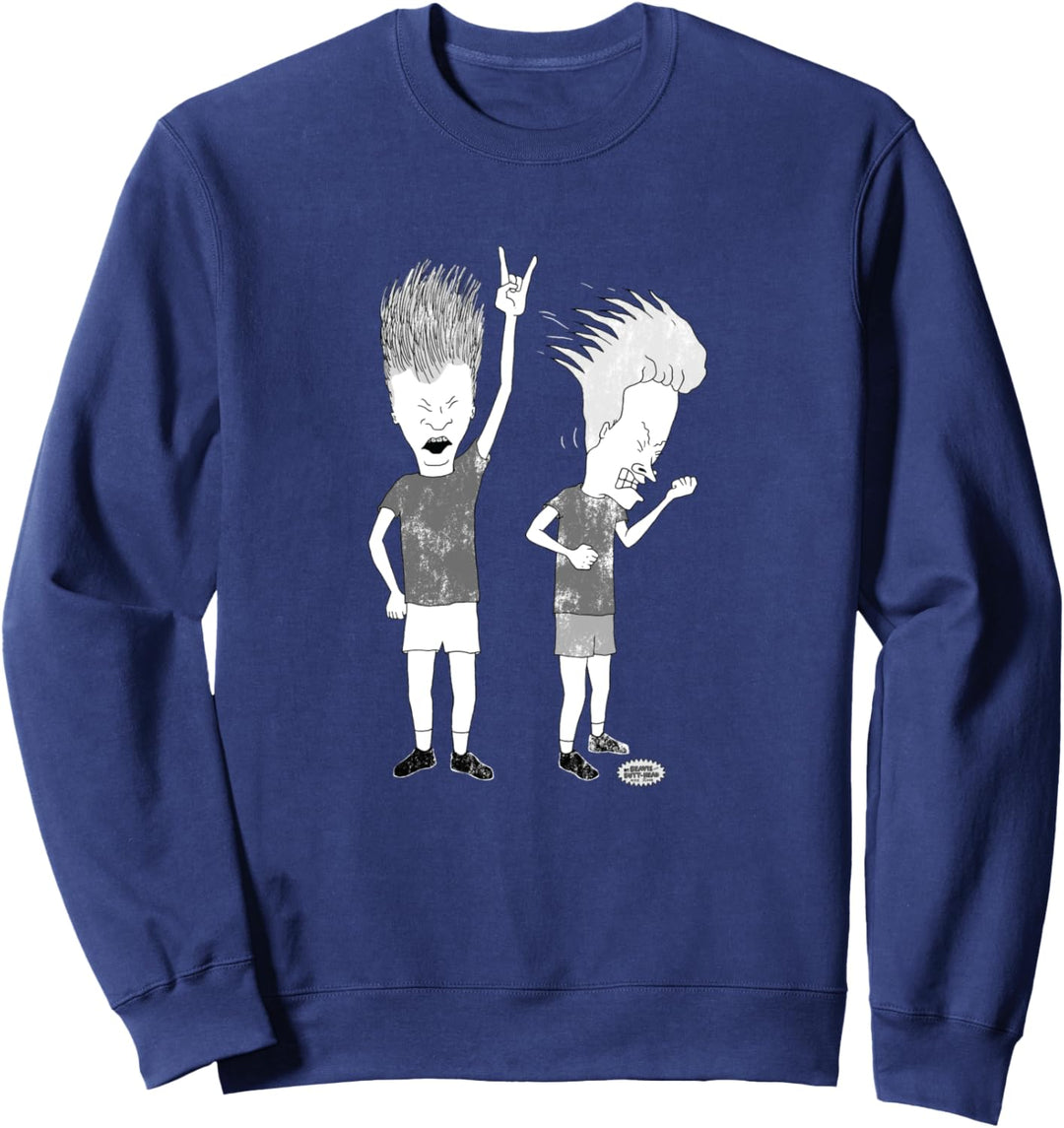 Beavis and Butt-Head Sketch Rock Out Sweatshirt