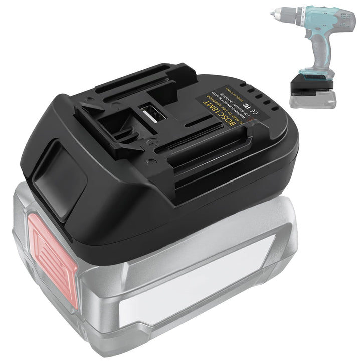 Adapter Konverter für Bosch PBA 18V Akku auf für Makita Elektrowerkzeug,BOSC18MT Batterieadapter für