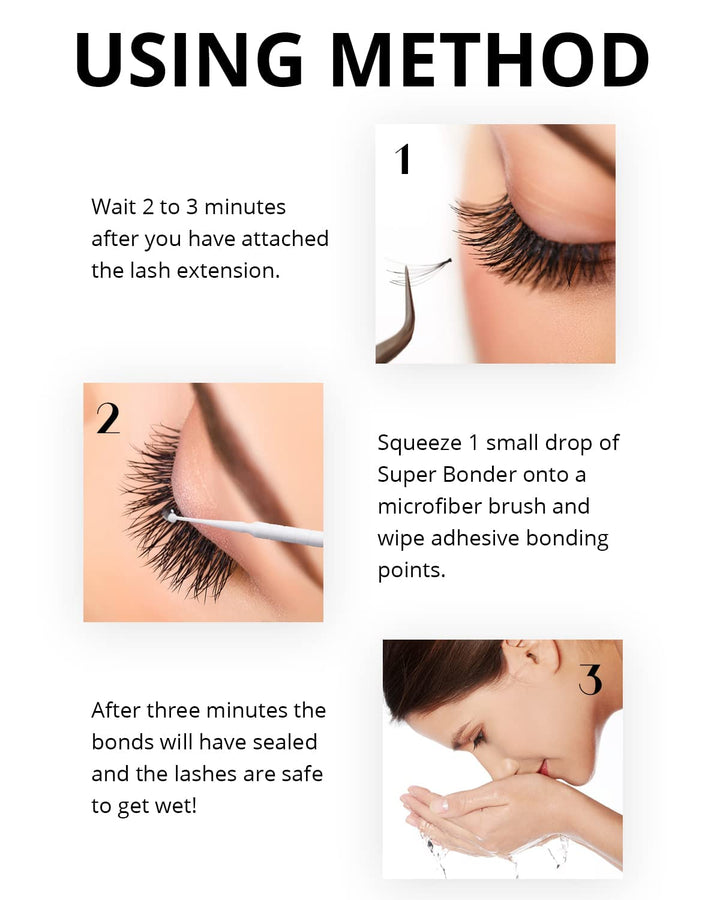 GOLLEE Lash Bonder für Wimpernverlängerung 15ML Wimpern Primer für Wimpernverlängerung Maximieren Si