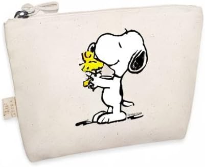 Spreadshirt Peanuts Snoopy Und Woodstock Beste Freunde Täschchen Natur, Natur