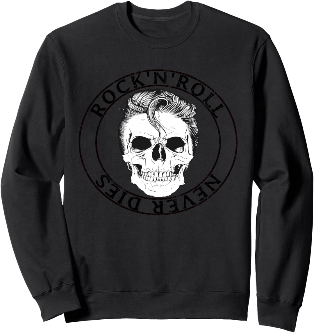 Retro Rockabilly Rock N Roll Rockstar Rock Band Rocker Sweatshirt
