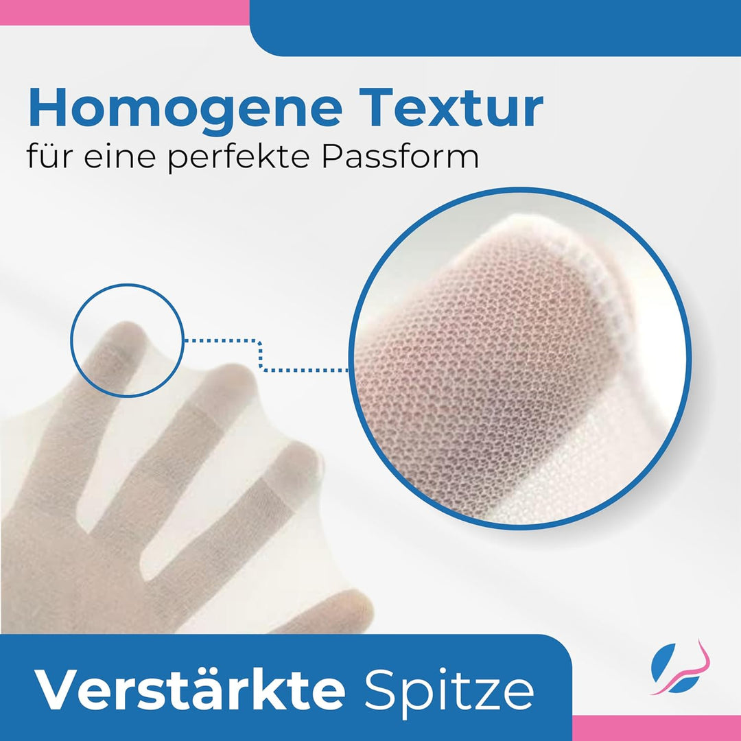 Pedsox Hygienische Einweg-Socken Multipack Sparpack - 3 Packungen à 100 Stück, Weiss, Einheitsgrösse