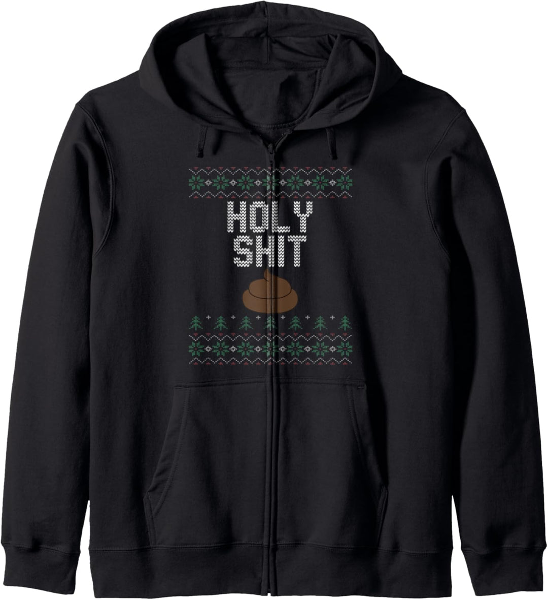 Holy Shit Ugly Christmas Kapuzenjacke
