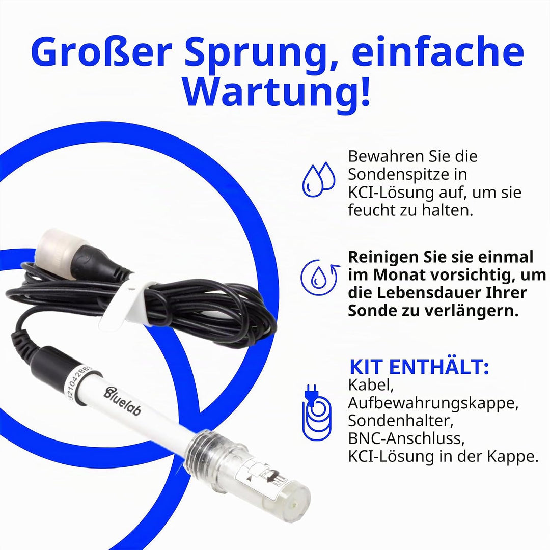 Bluelab PROBPHLEAP pH Leap Probe - Robust Boden Sonde mit BNC Steckverbindung & Sensor für Ihr Digit