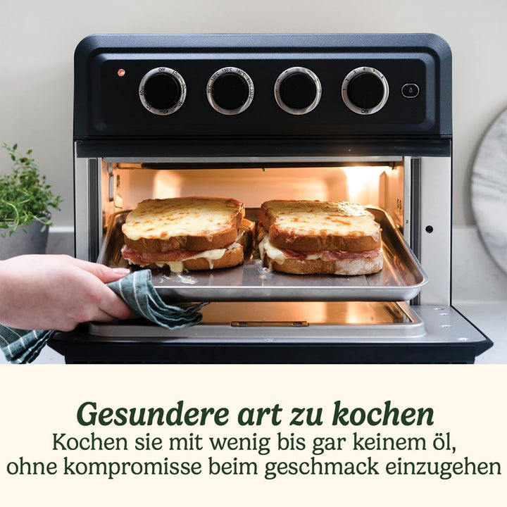 Cuisinart Air Fryer Minibackofen, 7-in-1 Funktion: Heissluftfritteuse, Backofen, Grill, Toaster, War