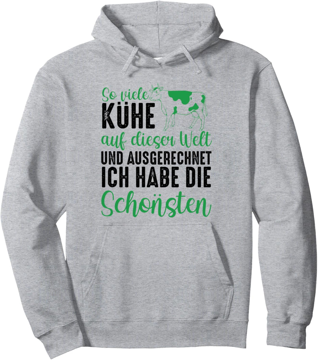 Kühe Sennerin Landwirt Bauer Bauernhof Kuh Landwirtschaft Pullover Hoodie