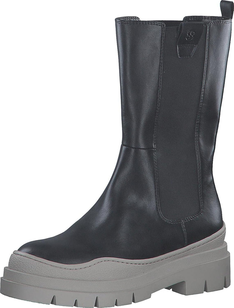 s.Oliver Damen 5-5-25432-29 Chelsea-Stiefel 38 EU Black Lt Grey, 38 EU Black Lt Grey