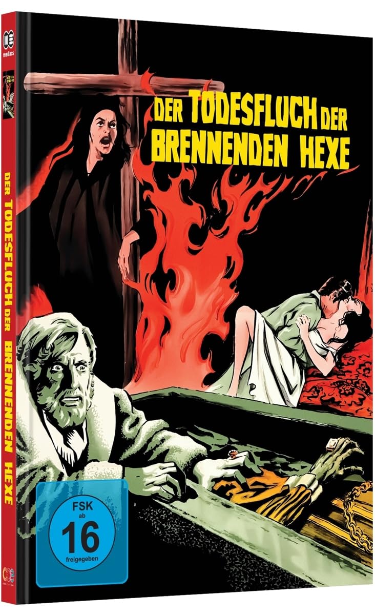 DER TODESFLUCH DER BRENNENDEN HEXE - Mediabook - COVER A - limitiert auf 333 Stück (Blu-ray+DVD), Bl