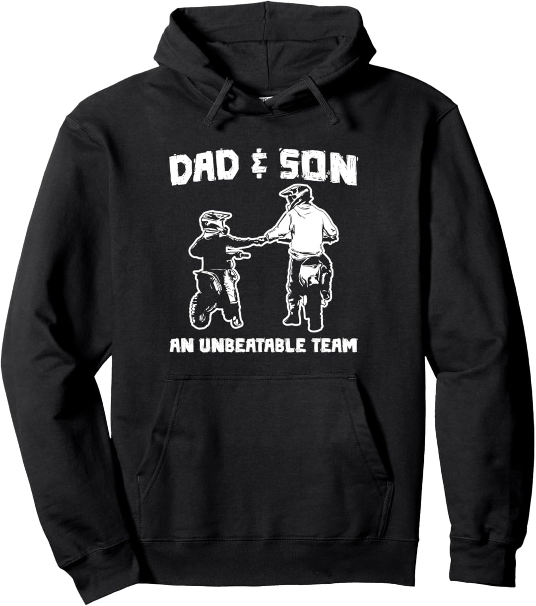 Dad & Son Ein unschlagbares Team Eltern Pullover Hoodie