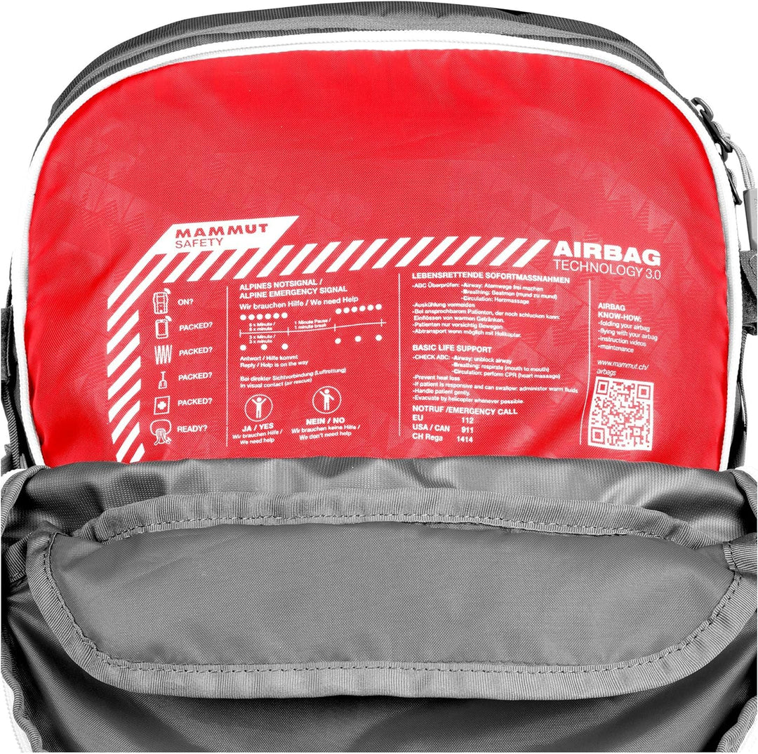Mammut Unisex Flip Removable 3.0 airbag Rucksack, Dunkle Keramik/Schwarz, 22 Largo