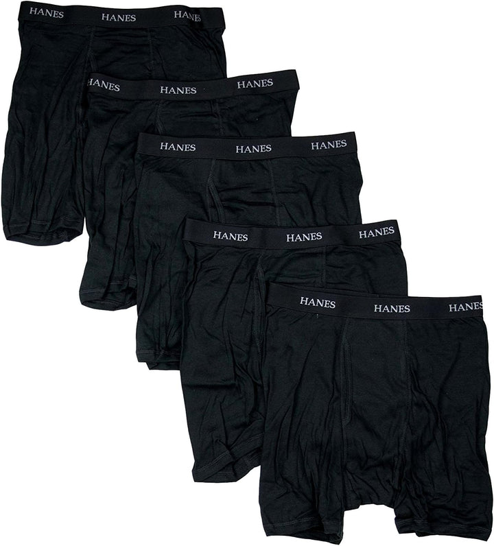 Hanes Herren Boxershorts mit Komfort-Flex-Bund, Grösse S, 5er-Pack