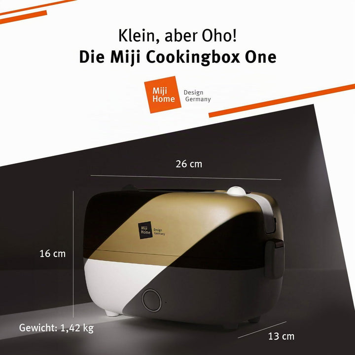 Miji Campingkocher,1Liter,250Watt,mobiler Dampfgarer, platzsparend,geräuschlos und geruchsfrei koche