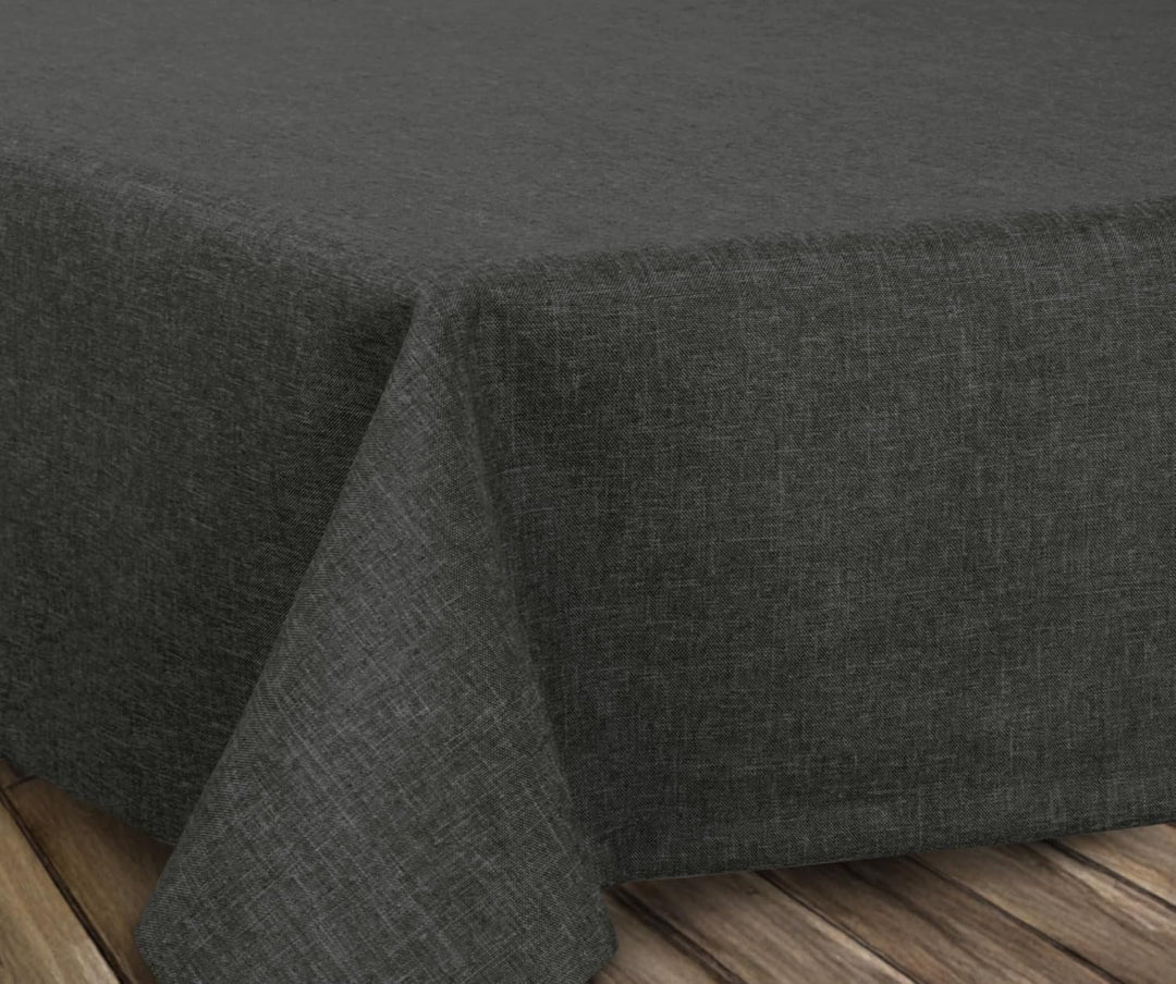 BEAUTEX fleckenabweisende und bügelfreie Tischdecke - Tischtuch mit Lotuseffekt - Tischwäsche in Lei