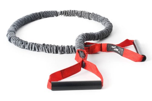 DITTMANN Premium Body Tube Expander Fitnessband Nylonummantelung rot/stark