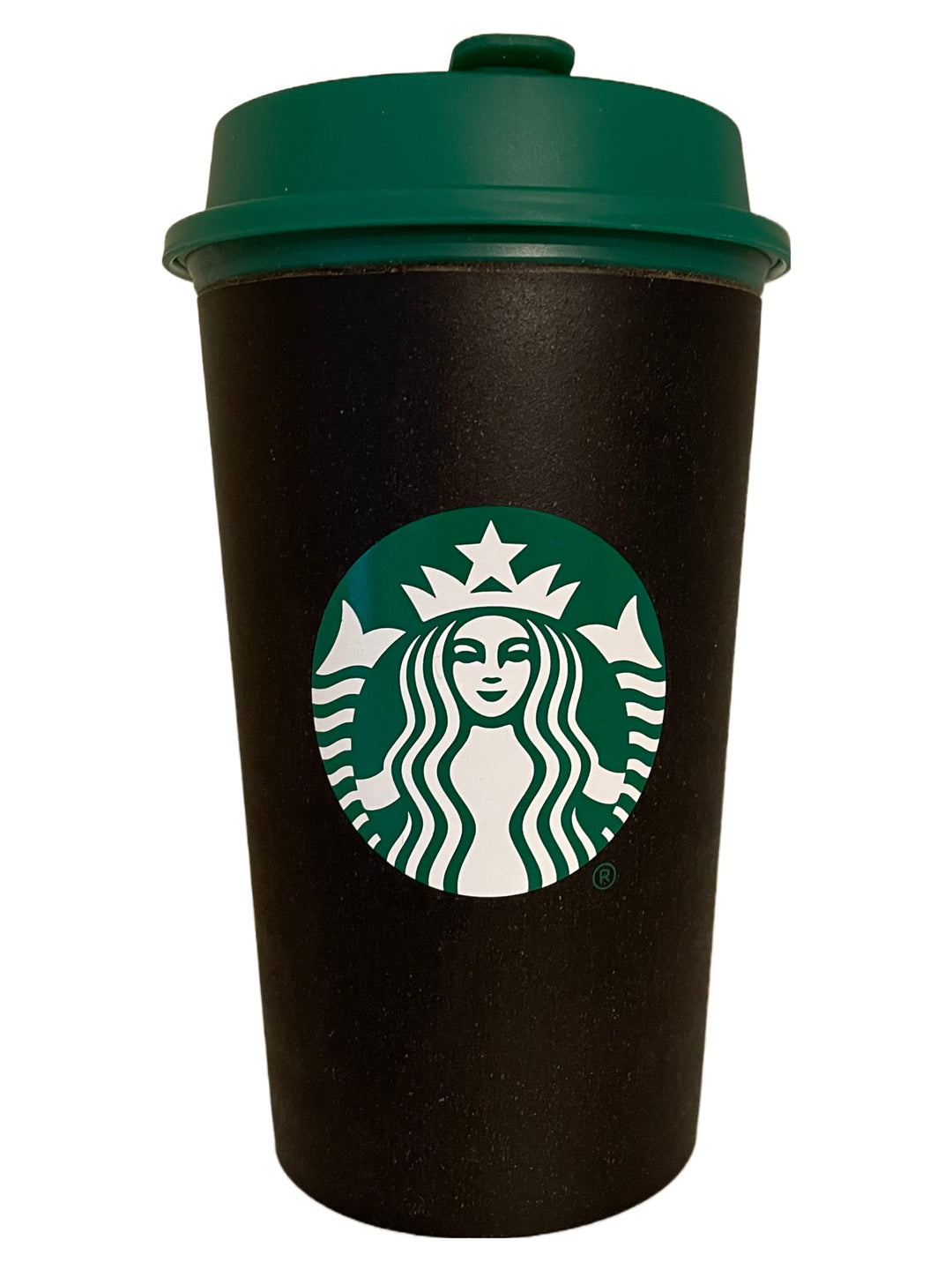 STARBUCKS Schwarze recycelte Kaffeetasse, 354 ml hoch
