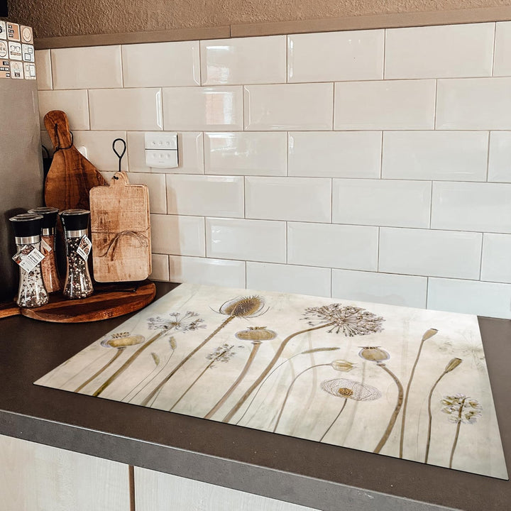 KitchenYeah© Herdabdeckplatte Einteilig Ceranfeld Abdeckplatte für Induktionsschutz Ceranfeldabdecku