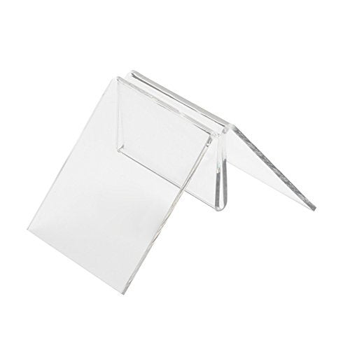 24 Stück Menükartenhalter/Werbeaufsteller/M-Aufsteller aus Acrylglas 50mm Breit