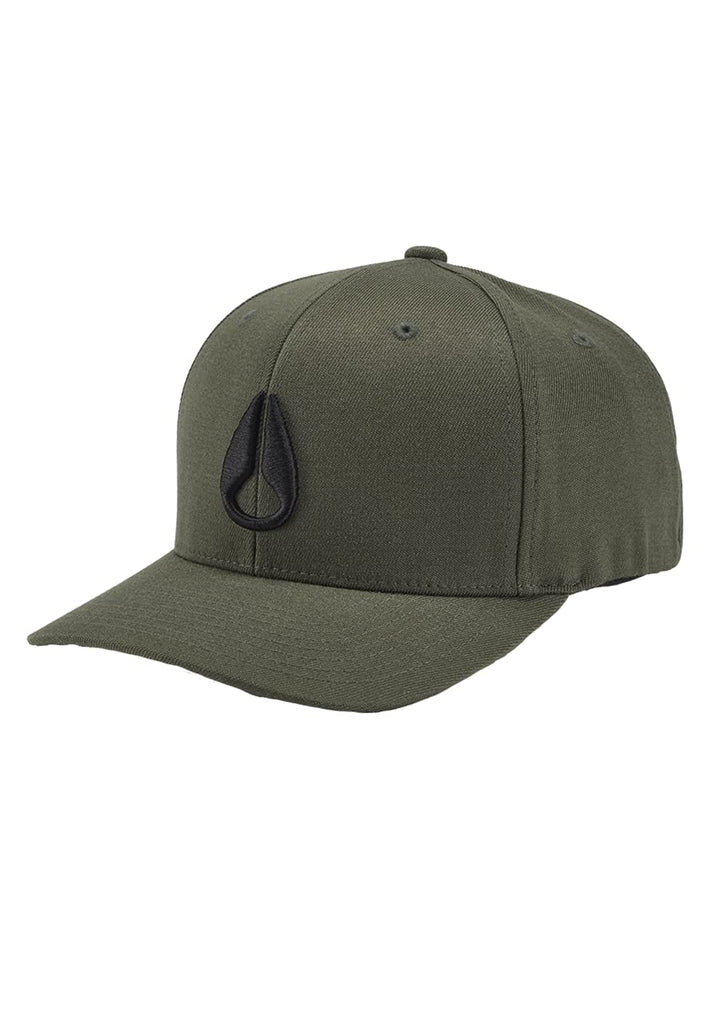 NIXON Herren Deep Down Ff Athletic Fit Hut S Dark Olive, S Dark Olive